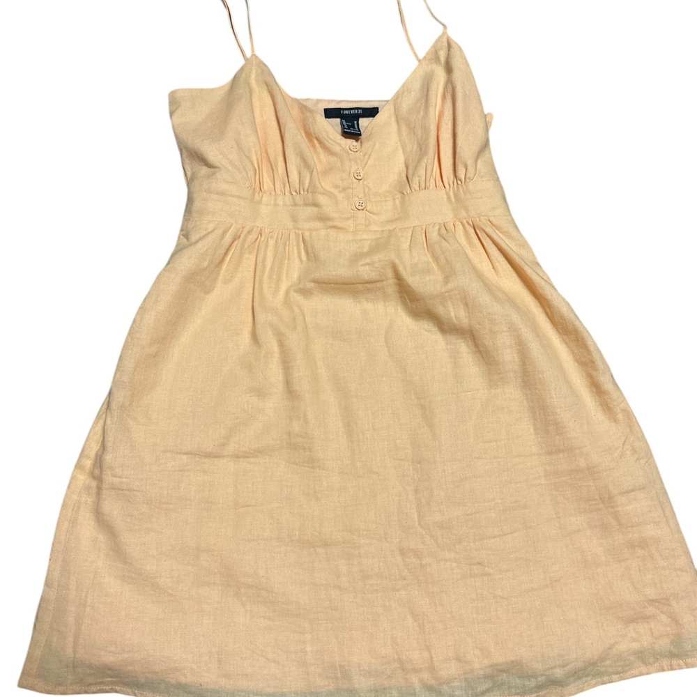Peach Spaghetti Strap Dress